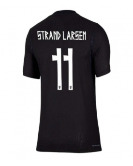 Billige Fotballdrakt Norge Jorgen Strand Larsen #11 Replika Bortedrakt Dame VM 2026 Kortermet Billige Fotballdrakt Norge Jorgen Strand Larsen #11 Replika Bortedrakt Dame VM 2026 Kortermet